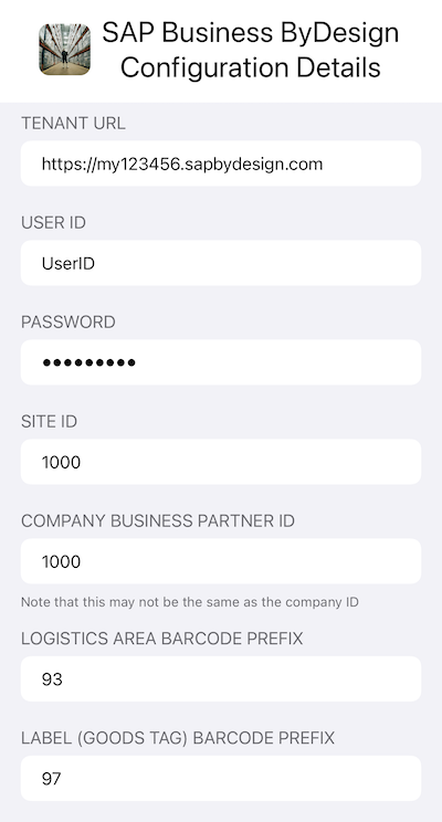 Change of Stock Configuration View