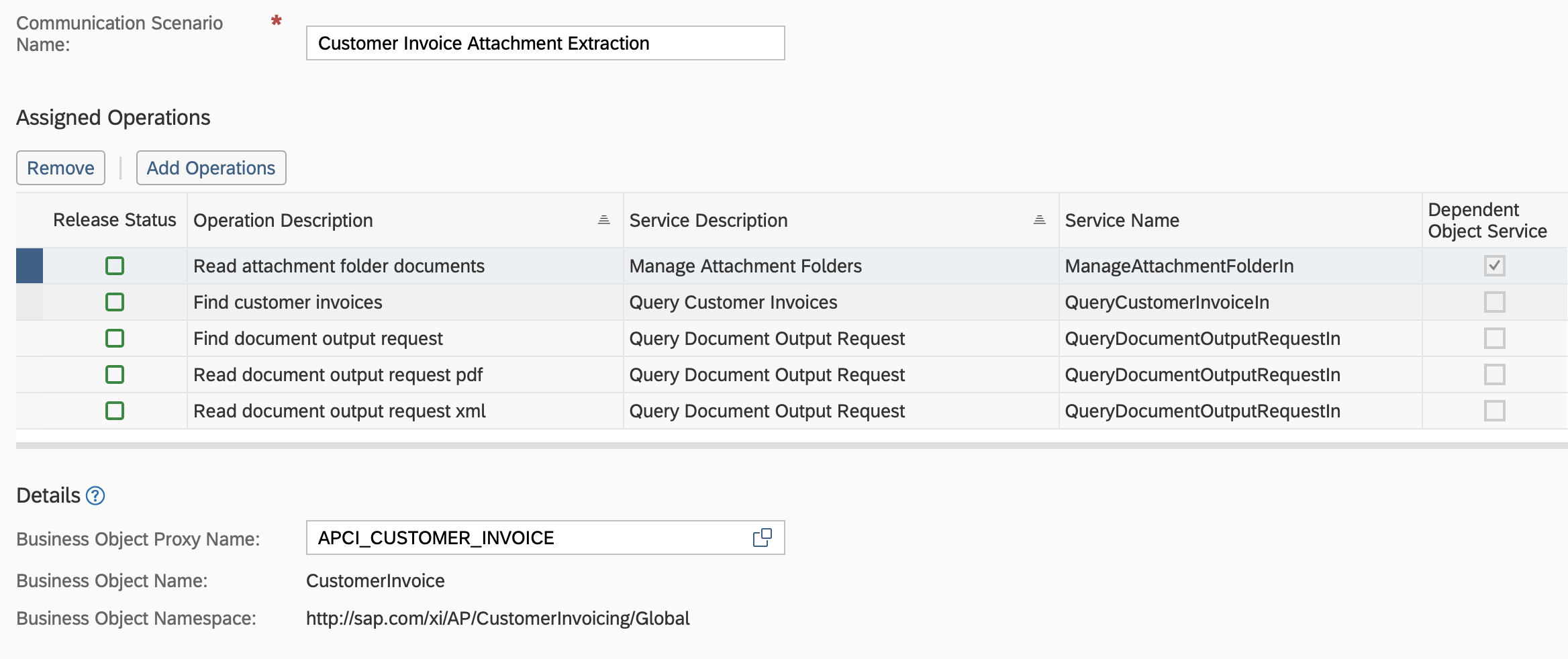 Customer Invoice Extraction Communication Scenario 1