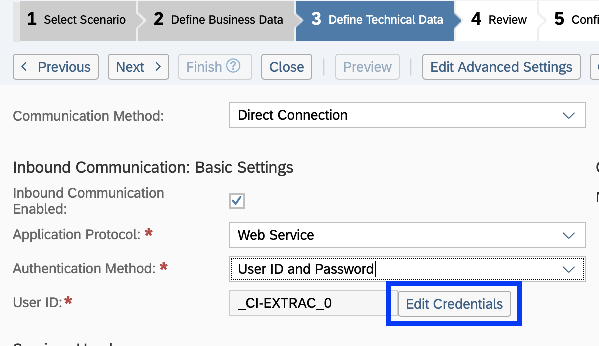 Customer Invoice Extraction Communications Arrangement 4