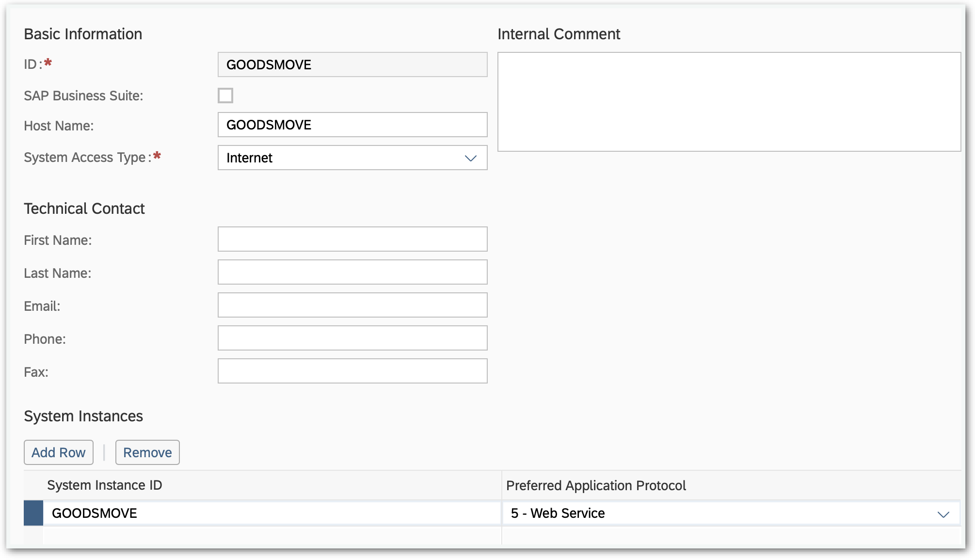 SAP Business ByDesign Communication System