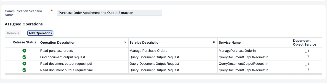 Purchase Order Extraction Communication Scenario 1