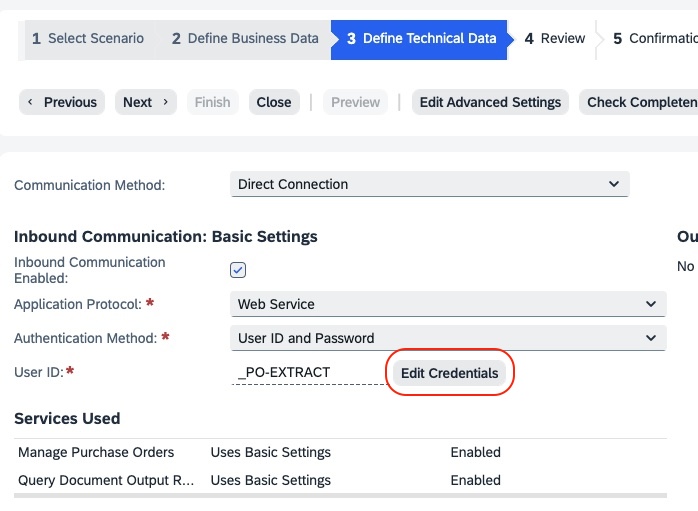 Purchase Order Extraction Communications Arrangement 4