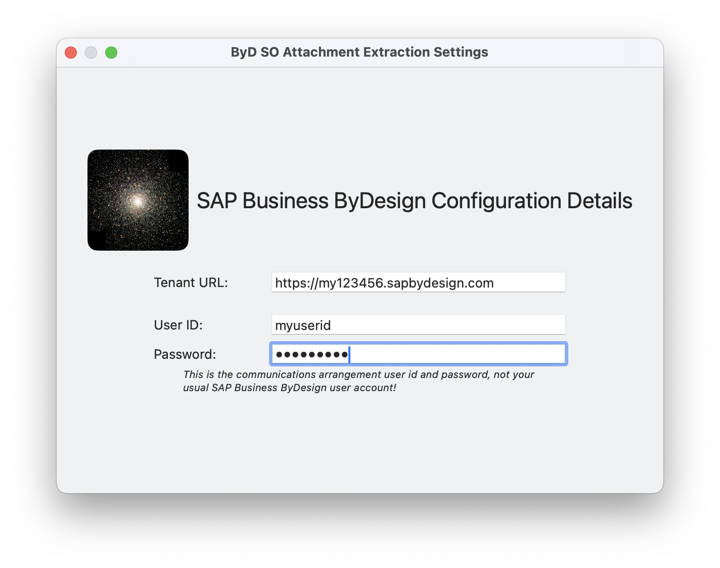 Sales Order Extract Configuration Details