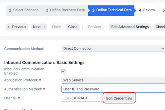 Sales Order Extraction Communications Arrangement 4