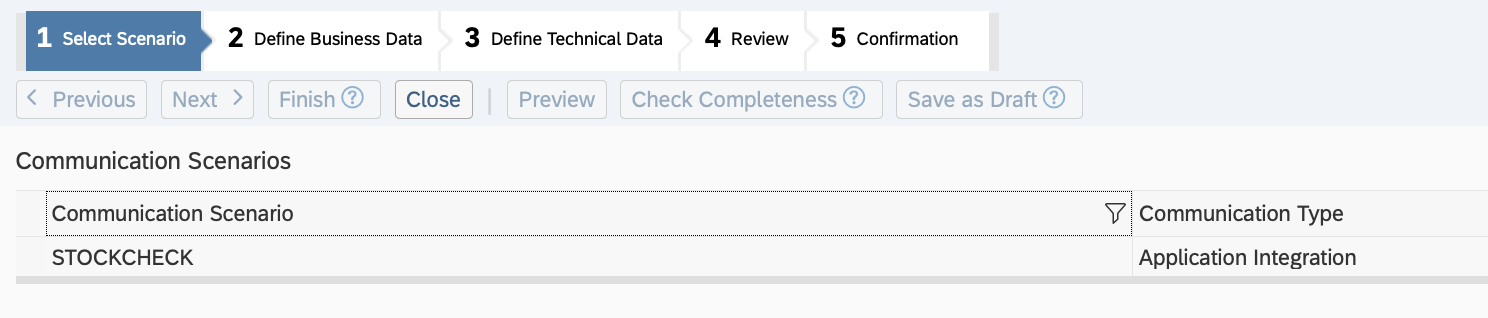 SAP Business ByDesign Communication Arrangement #1