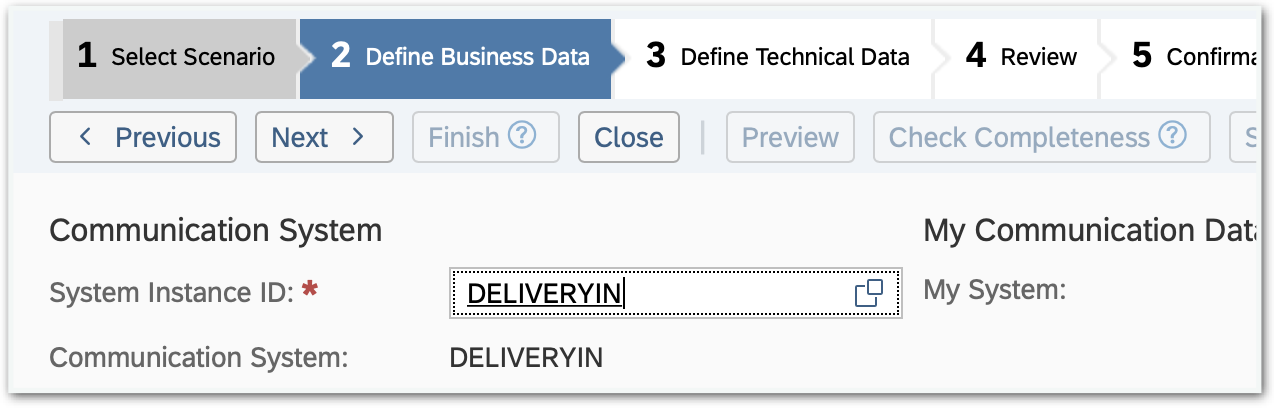 SAP Business ByDesign Communication Arrangement #2